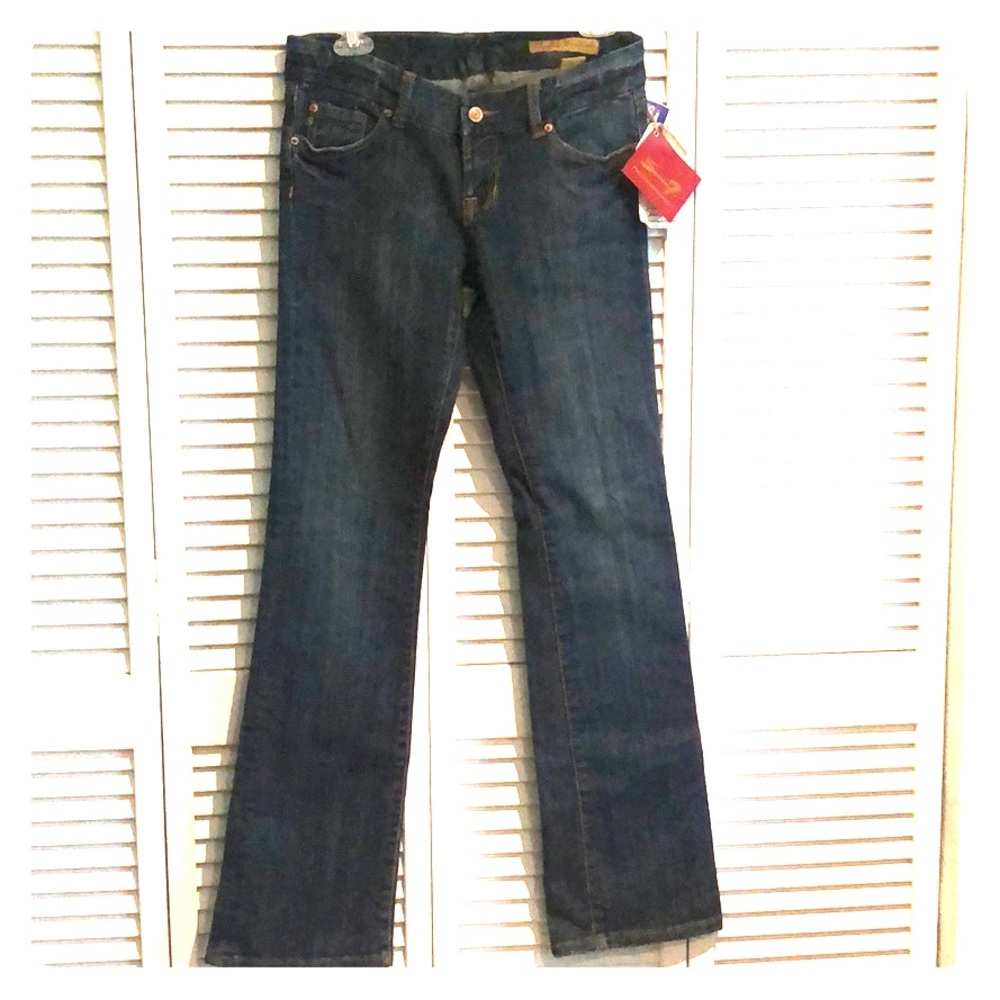 NWT Seven7 Regular Bootcut Jeans. Sz 28